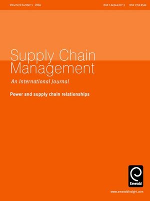 cover image of Supply Chain Management, Volume 9, Issue 5